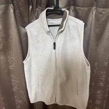 베이지 집업 베스트 L