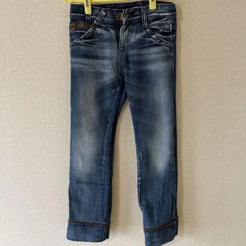 데님 블루 슬림핏 청바지