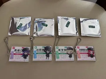 에이잔 전철 사사코이 아크릴 키링