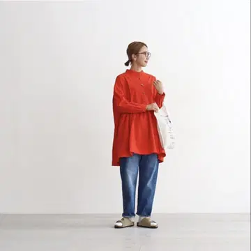 Yarmo 개더 튜닉 셔츠