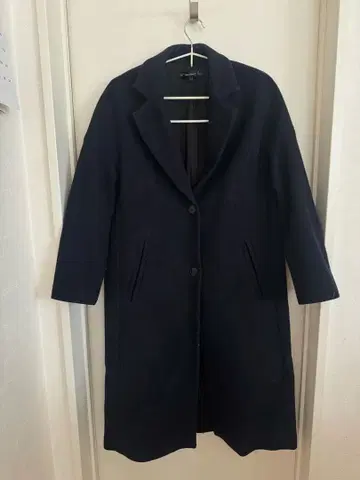ZARA 네이비 체스터 코트