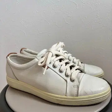 Ecco 소프트7 화이트 스니커즈 24cm