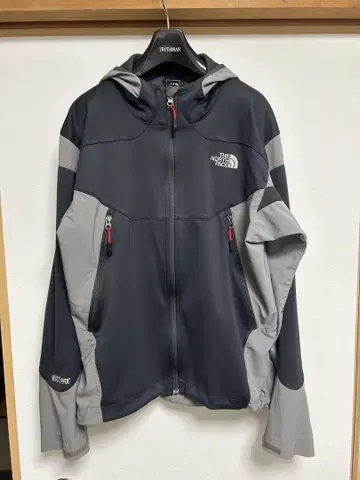 The North Face 마운틴 후드티 그레이/블랙