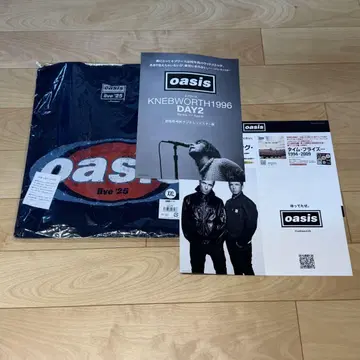 oasis 로고 네이비 티셔츠 네이비 XXL 오아시스 내한 2025