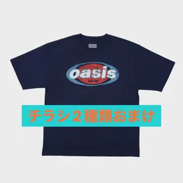 oasis 로고 네이비 티셔츠 네이비 XXL 오아시스 내한 2025