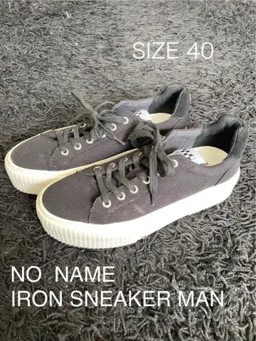 NO NAME IRON SNEAKER MAN 블랙 사이즈 40