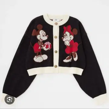 moussy 미키 미니 가디건