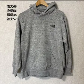 THE NORTH FACE 그레이 후드 부착 후드티