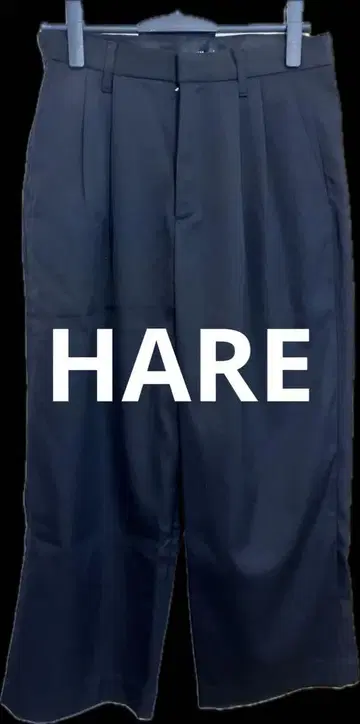 새상품급 17AW HARE 하레 2 턱 와이드 팬츠