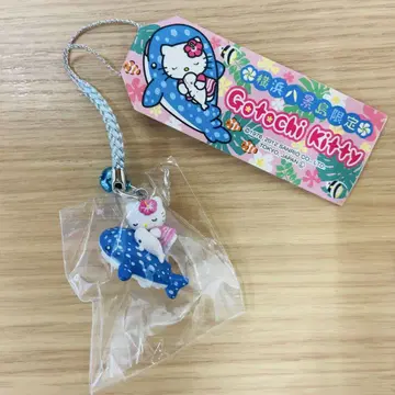 지역 한정 키티 스트랩 요코하마 한정 요코하마 핫케지마 진베이 상어