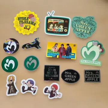 Mrs. GREEN APPLE 스티커 15개