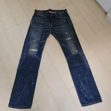 EDWIN 데미지 가공 데님 30