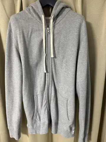 REIGNING CHAMP 지퍼 후드티 그레이