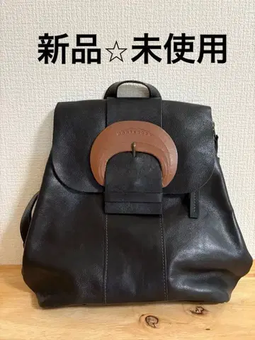 MONTEROSA 블랙 가죽 백팩