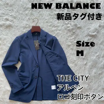 택 포함 새상품 NEW BALANCE THE CITY 자켓 네이비 M