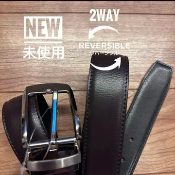[리버서블] 블랙 x 브라운 벨트 2way (28576)