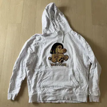 NASTY DOG 풀오버 후드티 가드맨 화이트