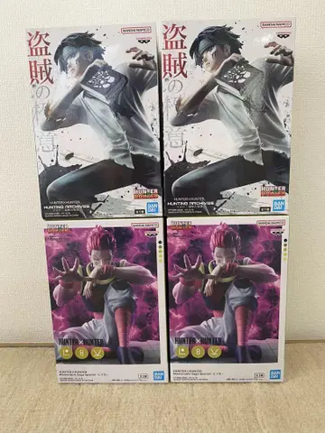 HUNTER x HUNTER 클로로 & 히소카 피규어 각 2개 세트