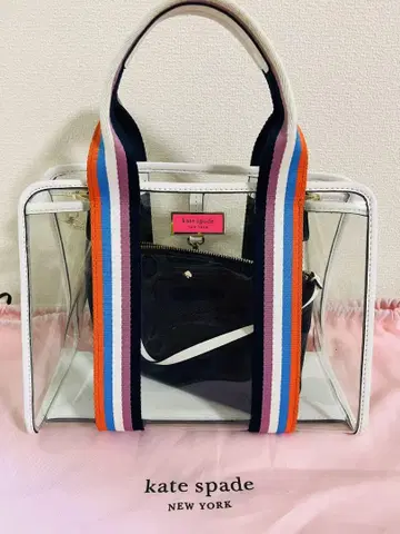 kate spade 클리어 핸드백