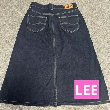 Lee 오가닉 코튼 다크 데님 타이트 스커트