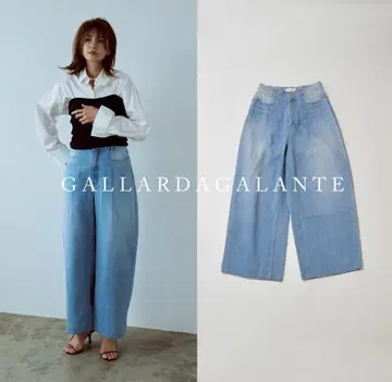 GALLARDAGALANTE 무라카미 카요코 콜라보 와이드 배럴 데님