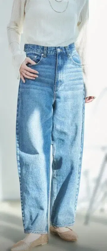 3kg 슬림해 보이는 데님 소프트 커브 데님