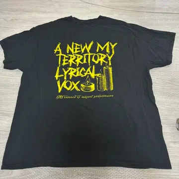 A NEW MY TERRITORY LYRICAL VOX T셔츠