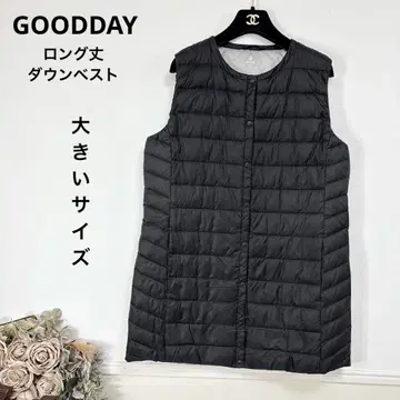새상품급 빅 사이즈 GOODDAY 롱 기장 다운 베스트