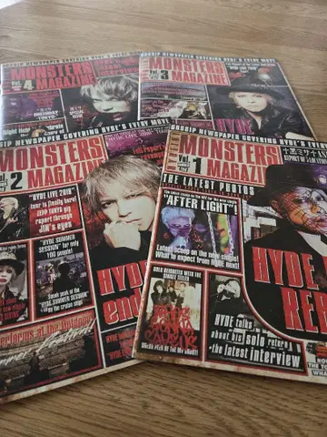 HYDE 뉴스레터 MONSTERS MAGAZINE vol.1.2.3.4