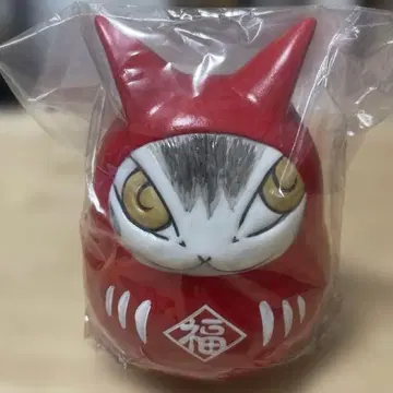 와치필드 고양이 달마 저금통 빨간색