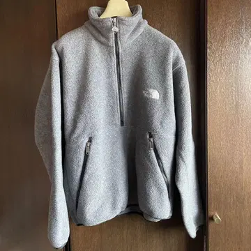 THE NORTH FACE 하프 지퍼 보아 플리스 아노락 L