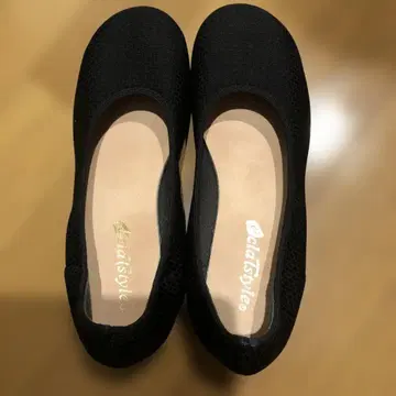 블랙 메쉬 플랫슈즈