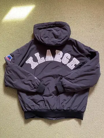 XLARGE 후드 부착 자켓 블랙