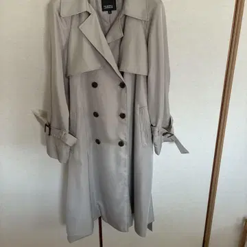 HK WORKS LONDON 그레이 트렌치코트 LL