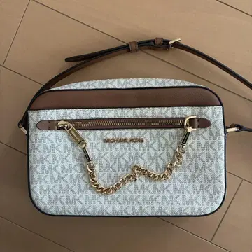 Michael Kors 숄더백 화이트/브라운