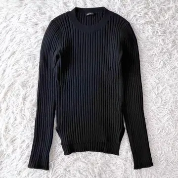 R&D.M.Co- 올드맨즈 테일러 울 리브 니트 블랙