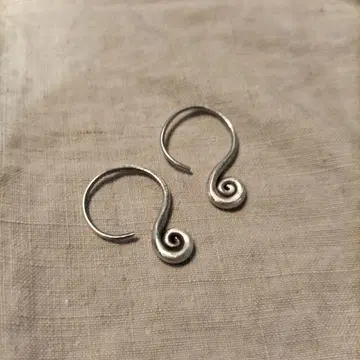 빈티지 실버 귀걸이 카렌족