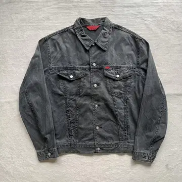 90's Lee Cooper 데님 트래커 자켓 흑먹색