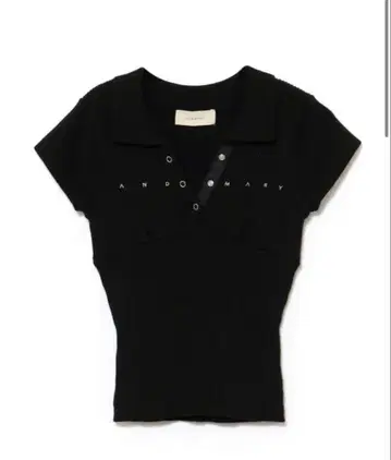 andmary Lindsay logo tops black