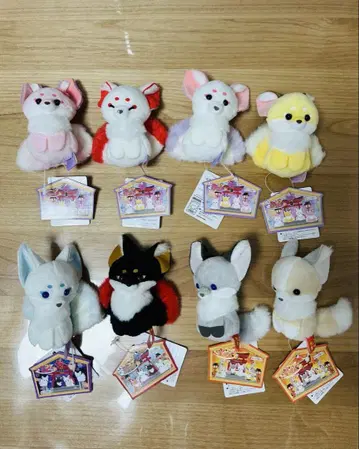 쵸콘과 여우 마스코트 봉제 인형 8세트