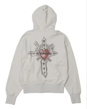 Beaded Saint Hoodie Zip-Up