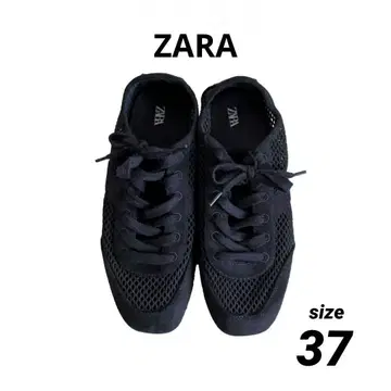 미사용품 ZARA 메쉬 스니커즈 [37] (24cm)