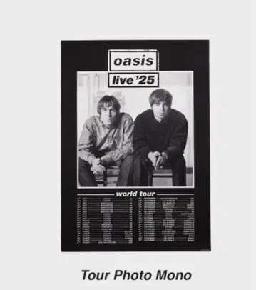 oasis tour 포스터 live'25