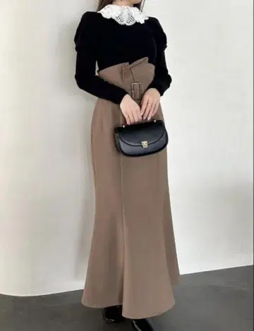 snidel 벨티드 머메이드 스커트