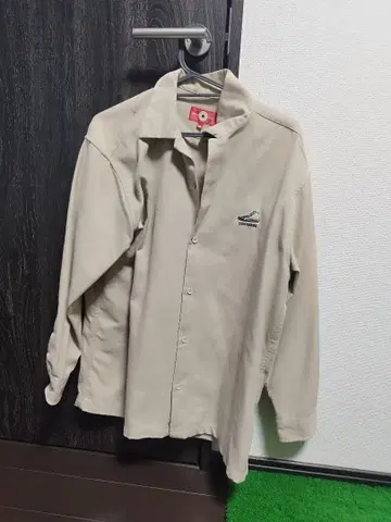 CONVERSE 베이지 긴팔 셔츠 컨버스 M~L 사이즈