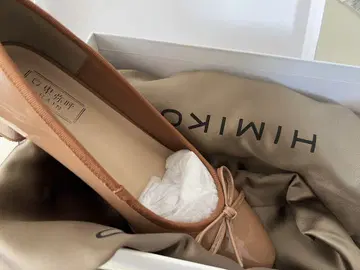 히미코 베이지 하이힐 펌프스 24.5cm [새상품 미사용]