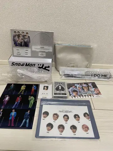 미사용 새상품 snowman 응원봉 외 여러 굿즈 세트