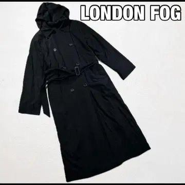 London Fog 블랙 트렌치코트