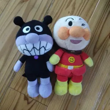 호빵맨 세균맨 봉제 인형 세트