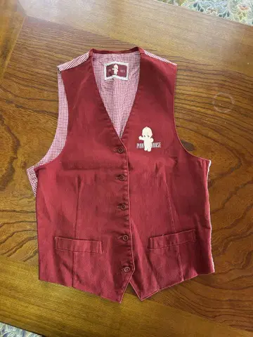 PINK HOUSE 빨간색 베스트